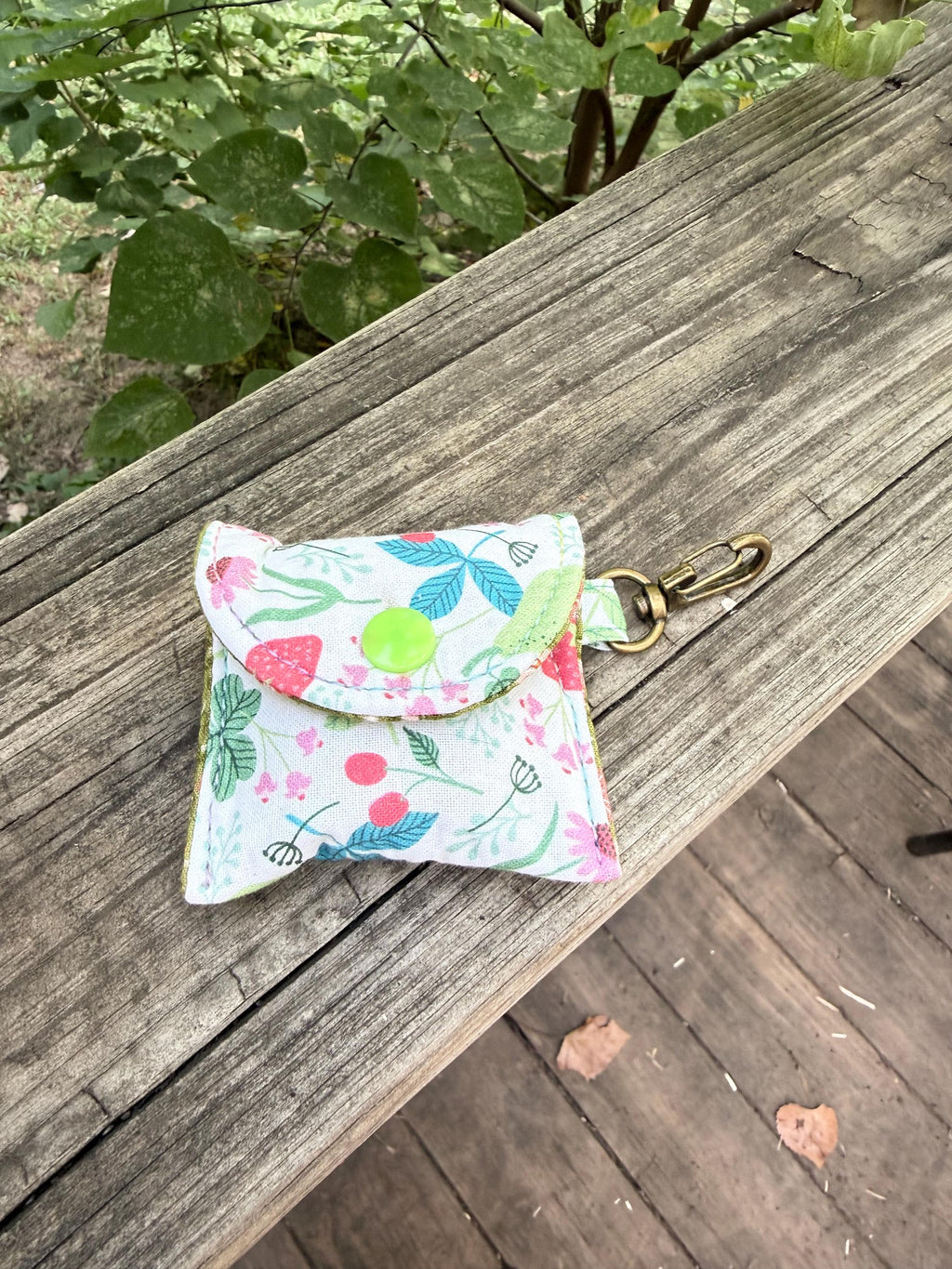 AirPods Case Keychain | Handmade Fabric Earbud Holder | Cute Protective Pouch, Portable Tech Accessory, Gift for Her