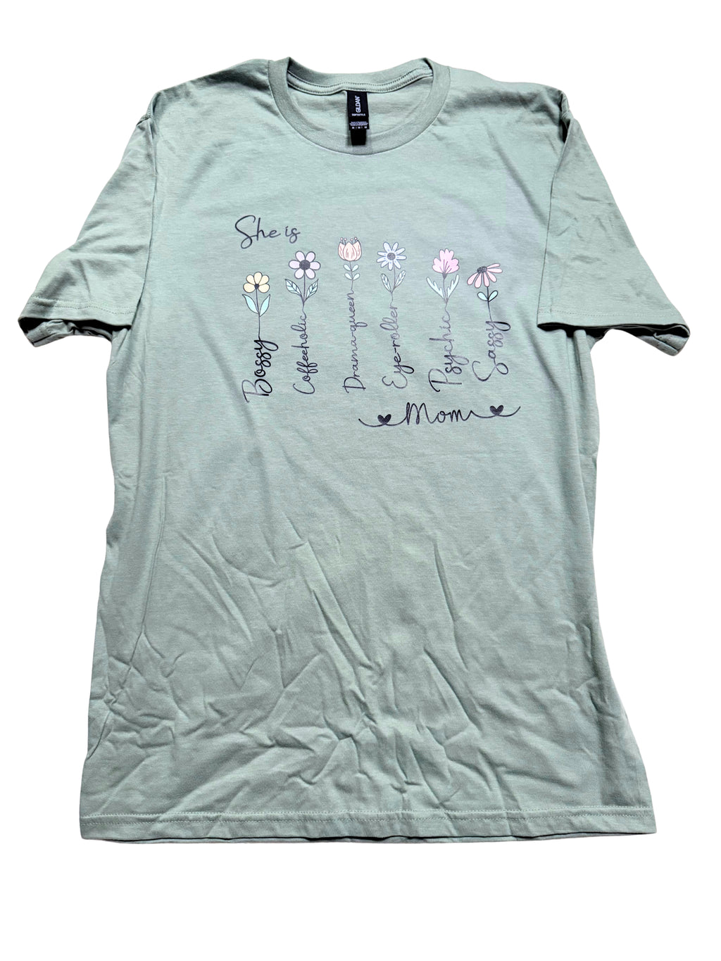 Wildflower Mom Shirt - Sassy & Sweet Mother’s Day Floral Graphic Tee