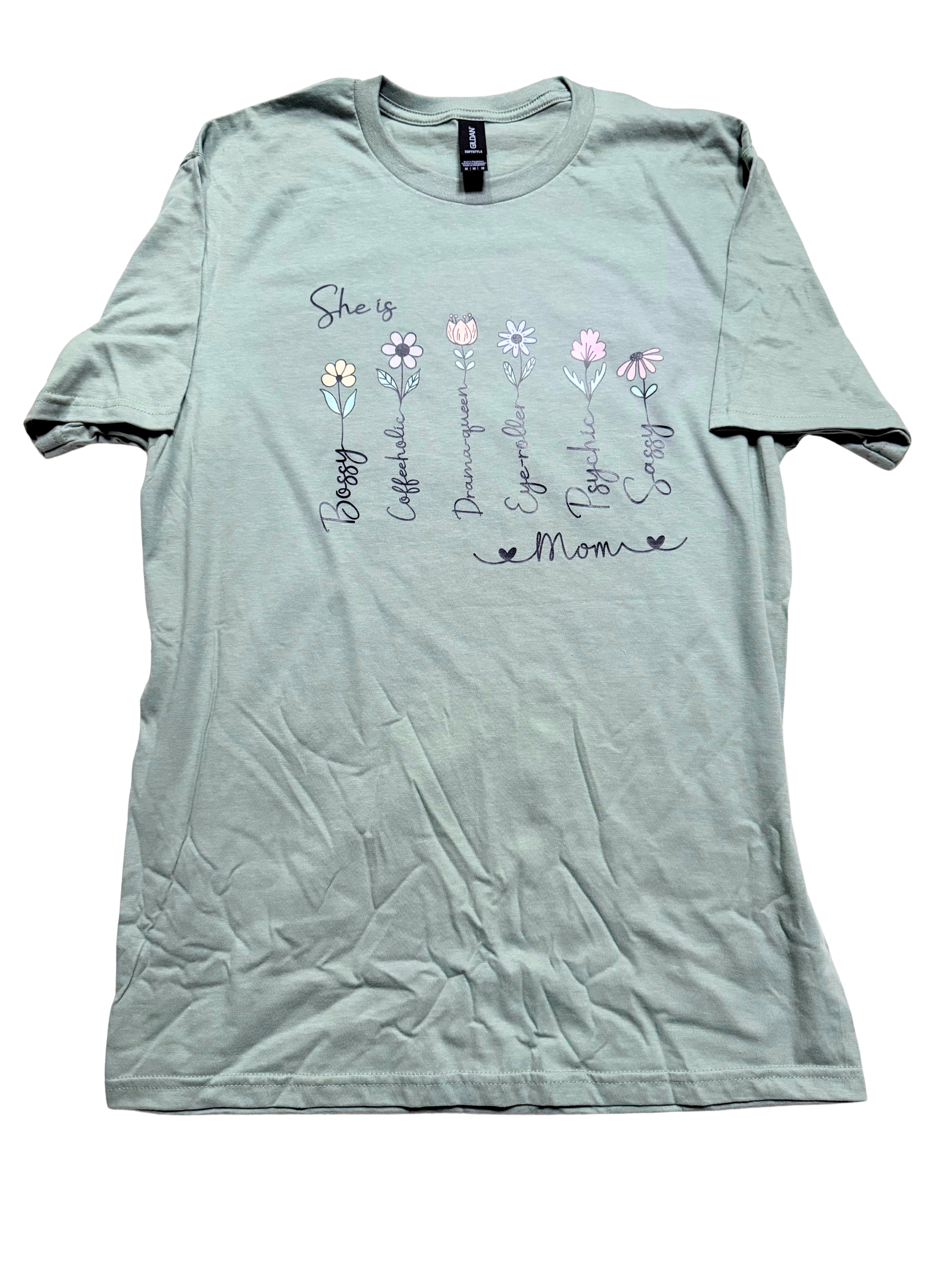 Wildflower Mom Shirt - Sassy & Sweet Mother’s Day Floral Graphic Tee