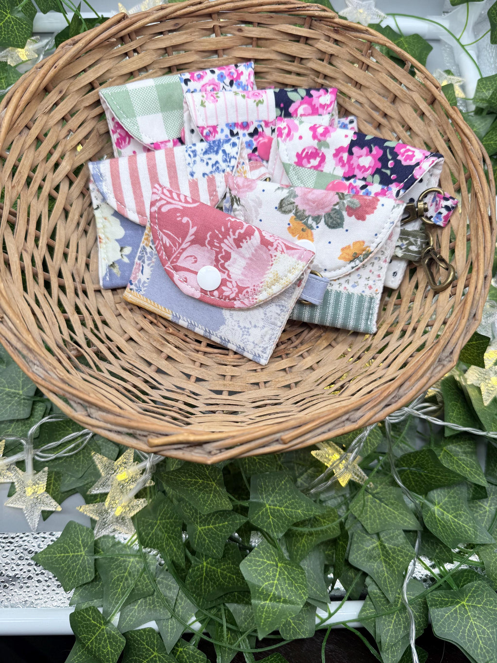 AirPod Pro Case Keychain | Cute Fabric Protective Cover | Handmade Earbud Holder with Key Ring | Travel Accessory Pouch Gift