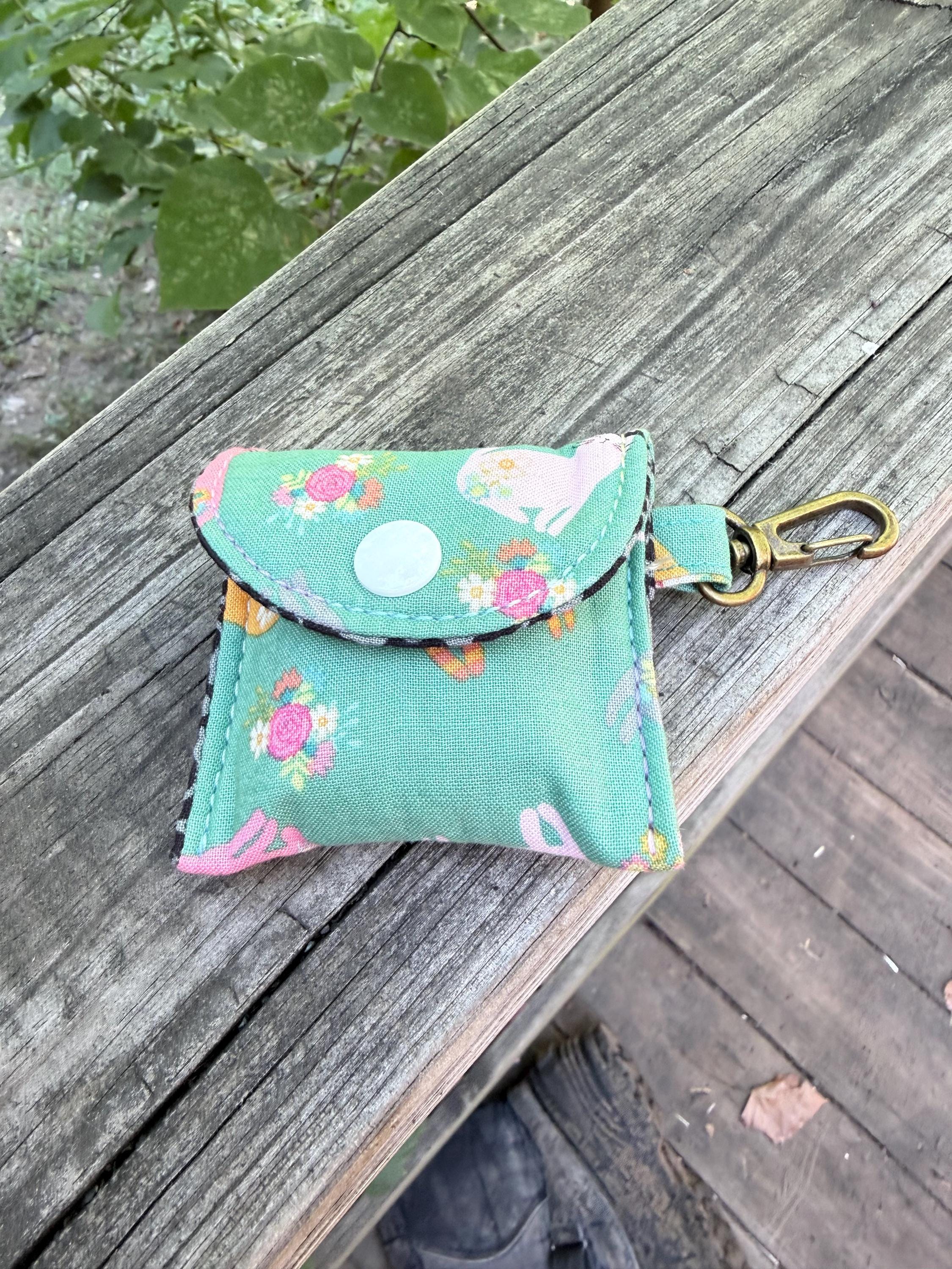 AirPods Case Keychain | Handmade Fabric Earbud Holder | Cute Protective Pouch, Portable Tech Accessory, Gift for Her