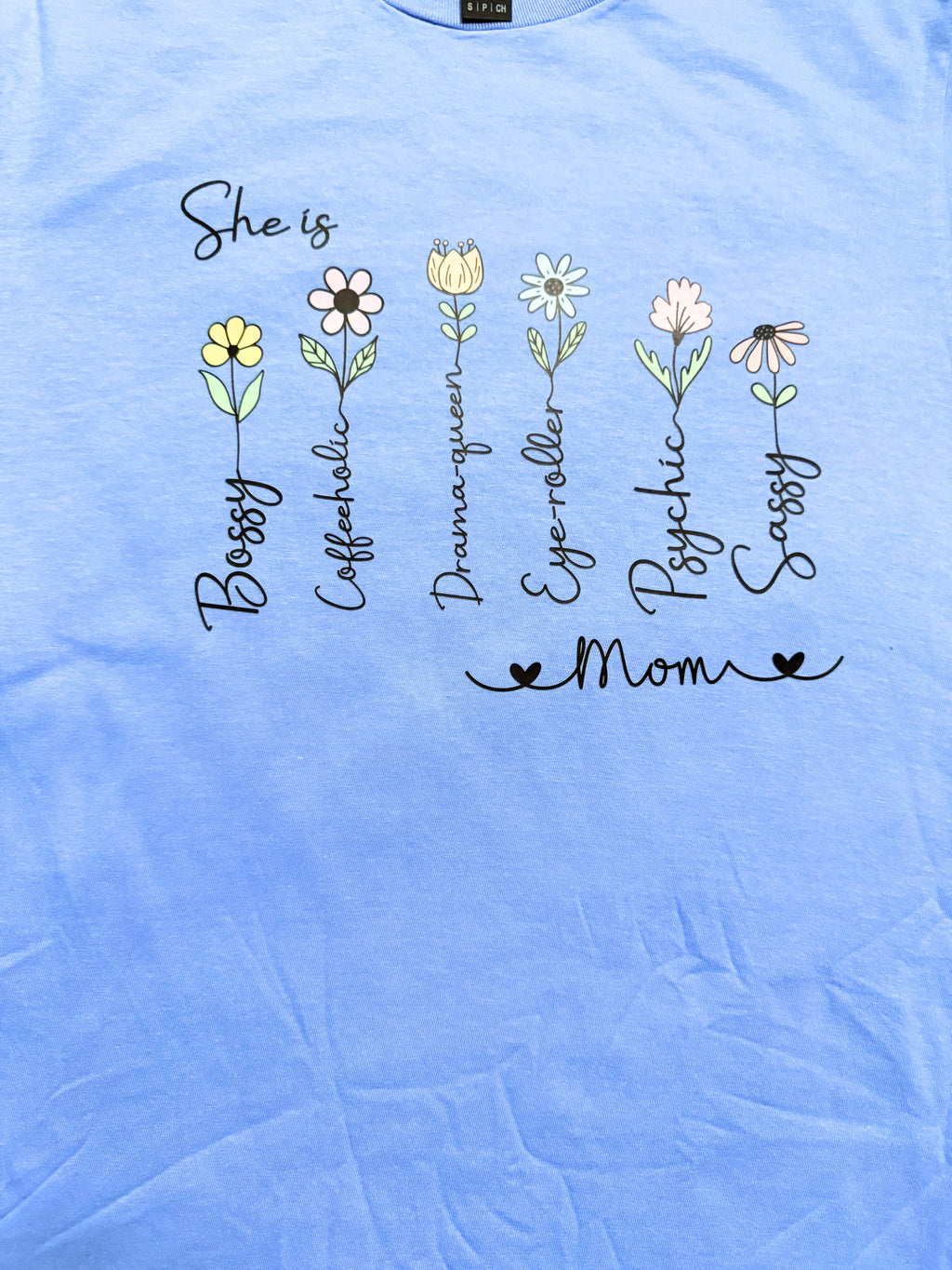 Wildflower Mom Shirt - Sassy & Sweet Mother’s Day Floral Graphic Tee