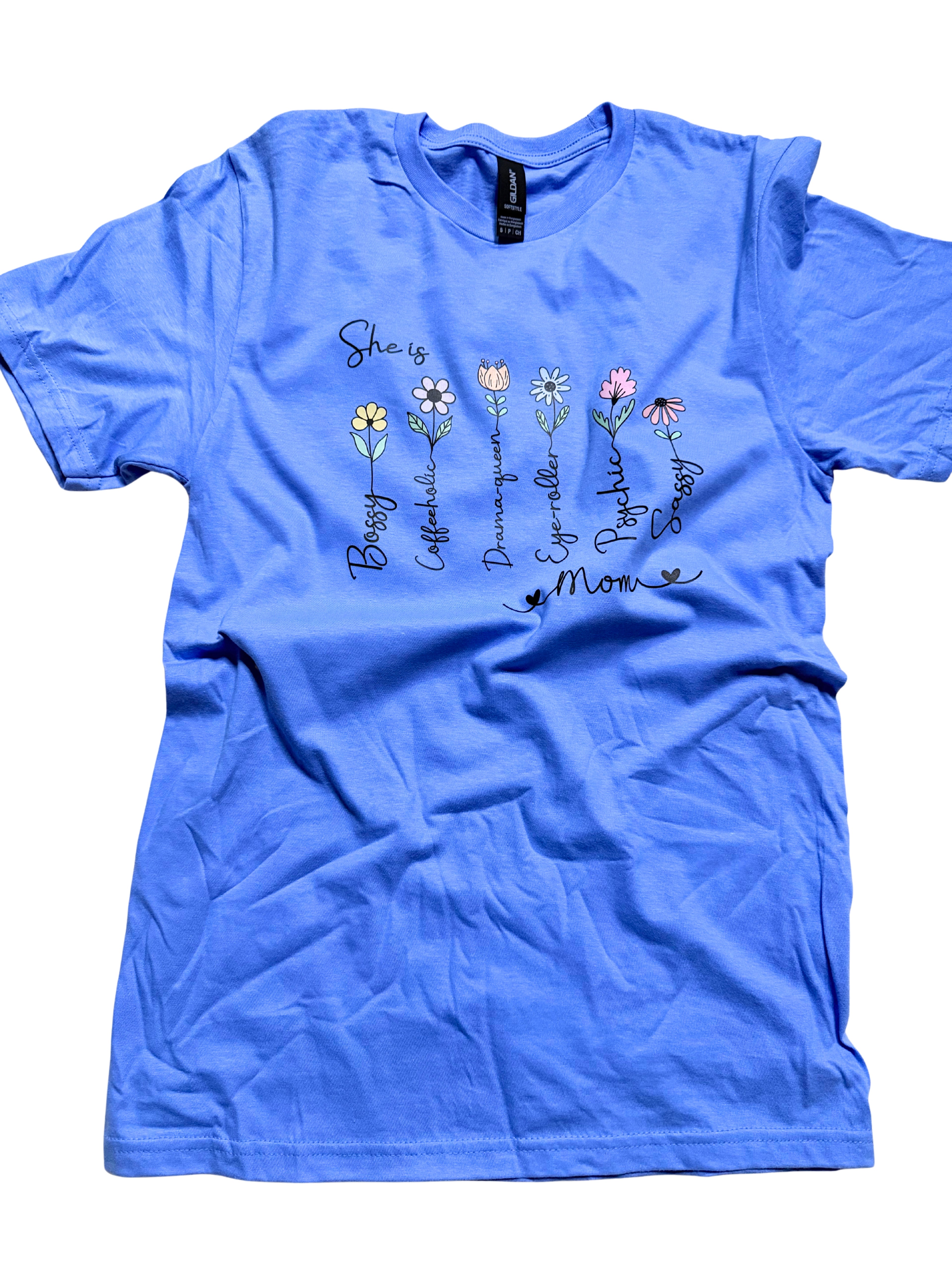 Wildflower Mom Shirt - Sassy & Sweet Mother’s Day Floral Graphic Tee
