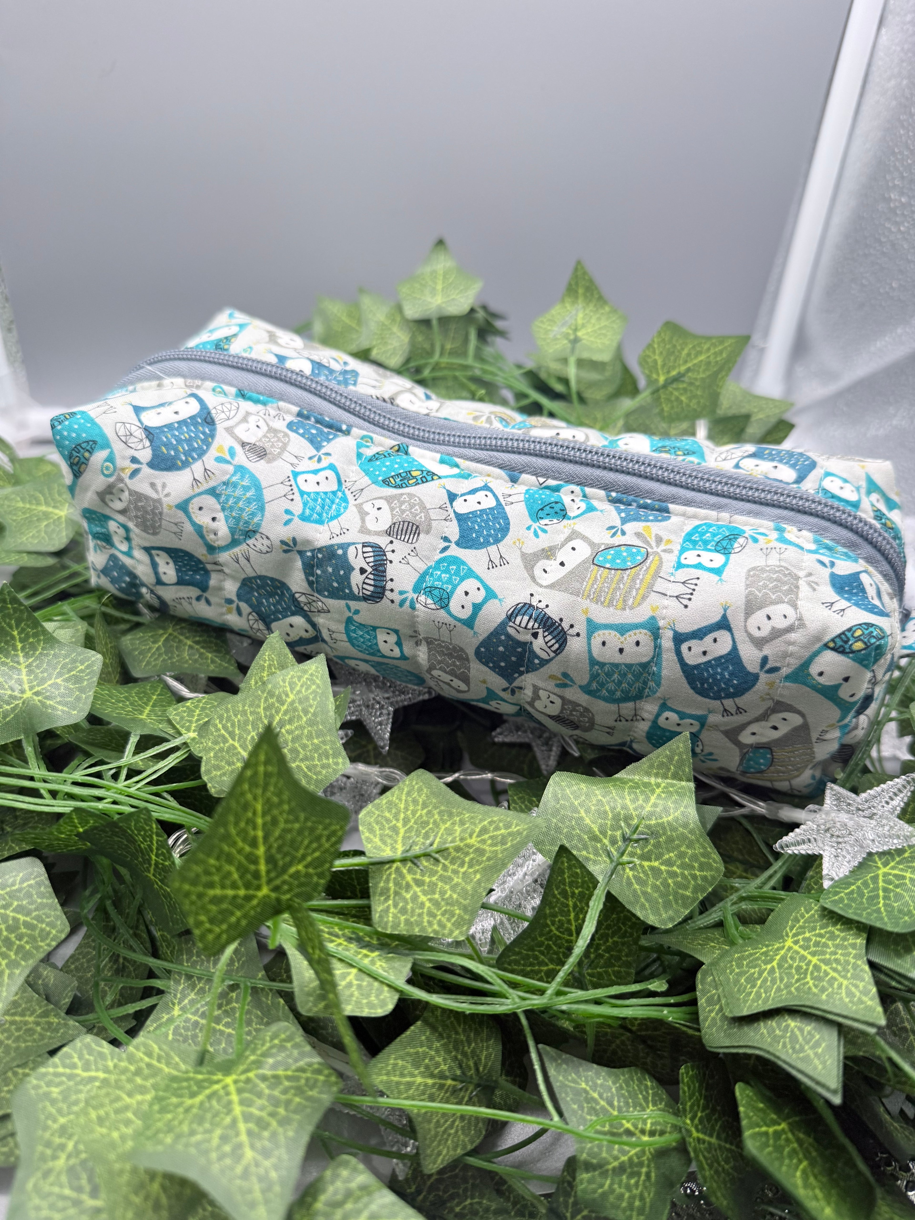 The Signature Quilted Boxy Pouch - Handmade Zipper Organizer