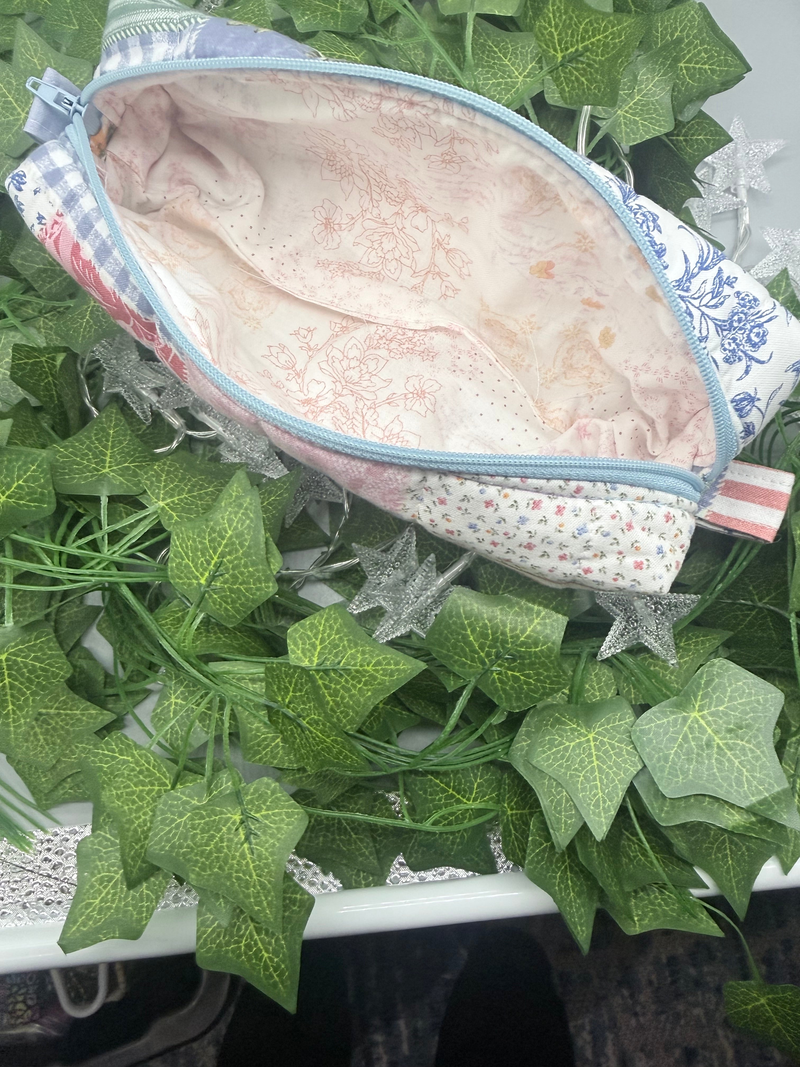 The Signature Quilted Boxy Pouch - Handmade Zipper Organizer