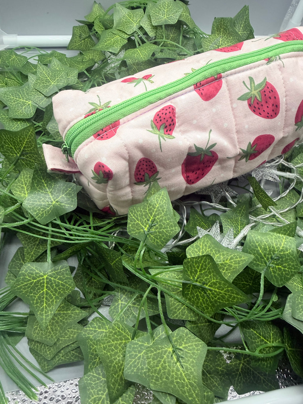 The Signature Quilted Boxy Pouch - Handmade Zipper Organizer