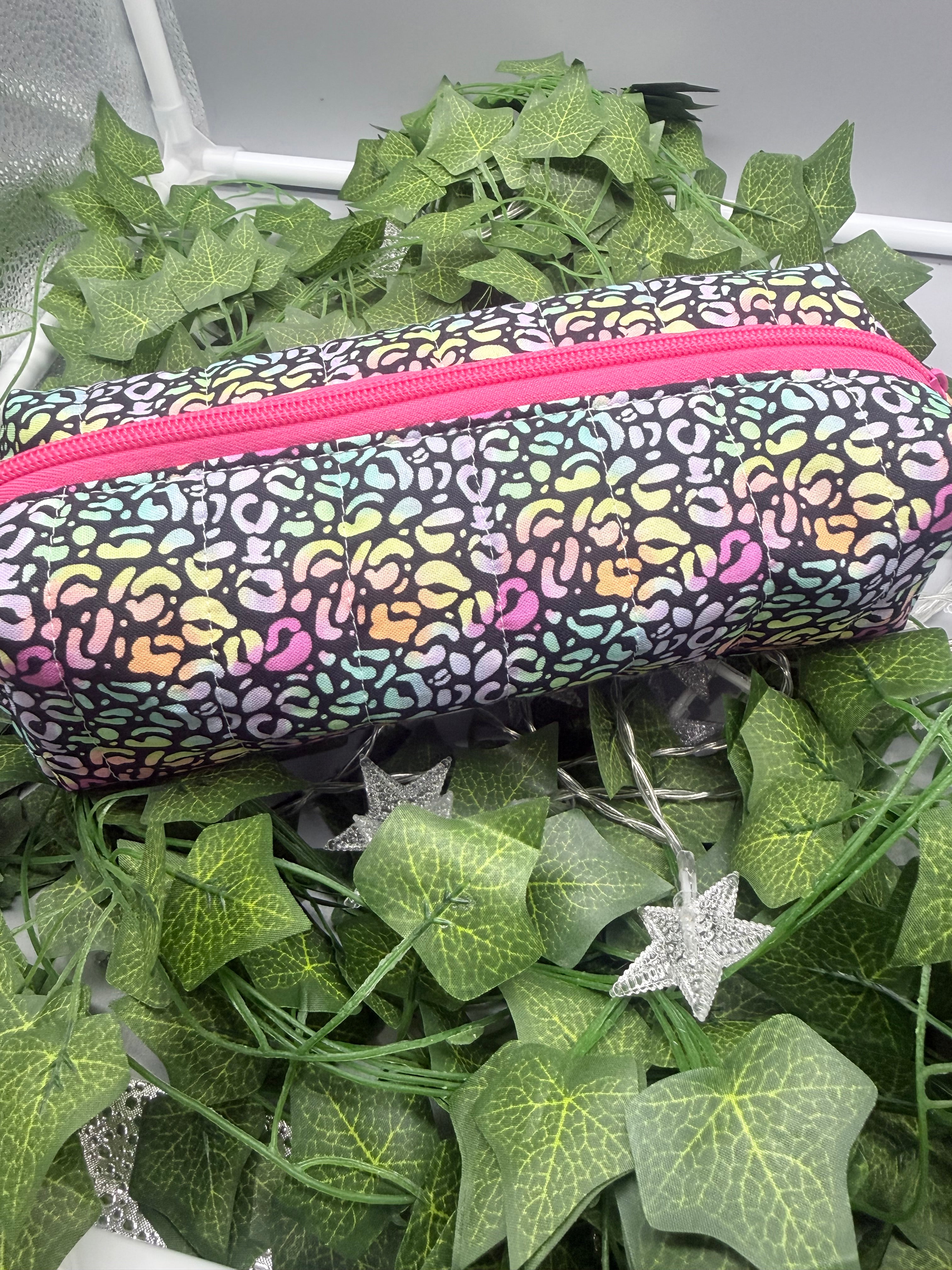 The Signature Quilted Boxy Pouch - Handmade Zipper Organizer