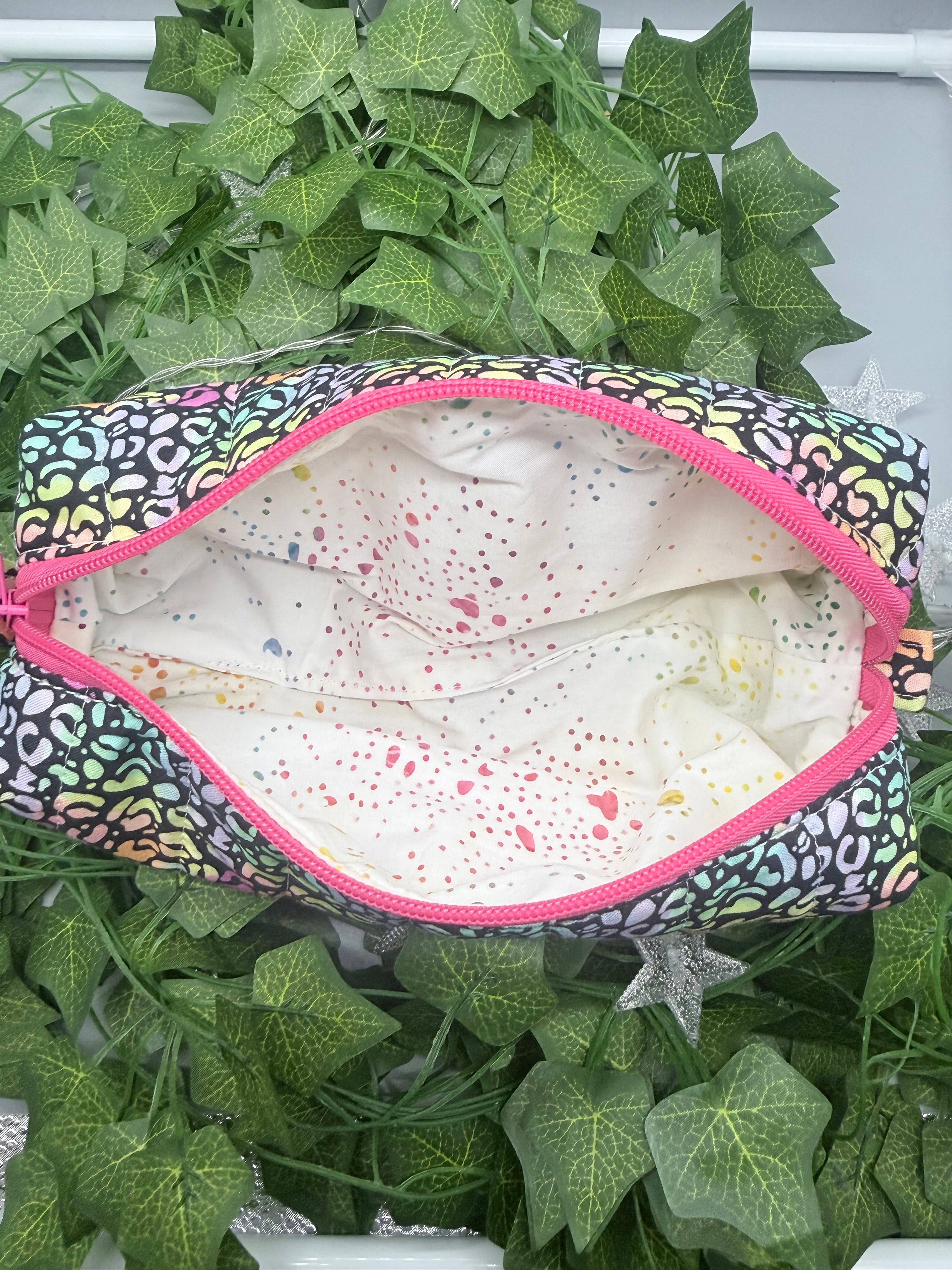 The Signature Quilted Boxy Pouch - Handmade Zipper Organizer