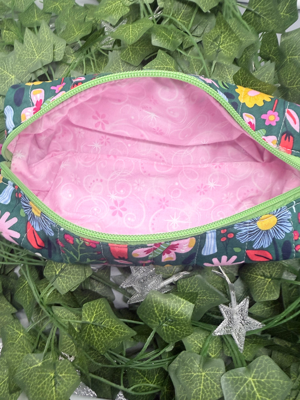 The Signature Quilted Boxy Pouch - Handmade Zipper Organizer